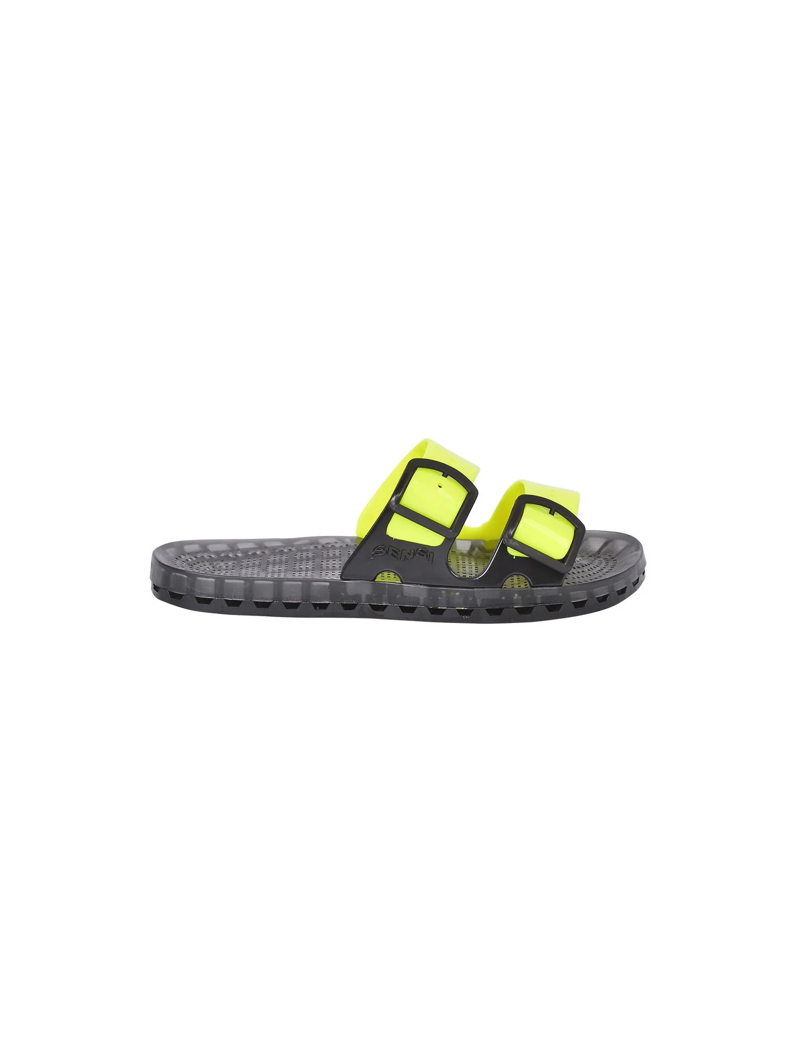 Ciabatte Sensi La jolla Black Fluo giallo