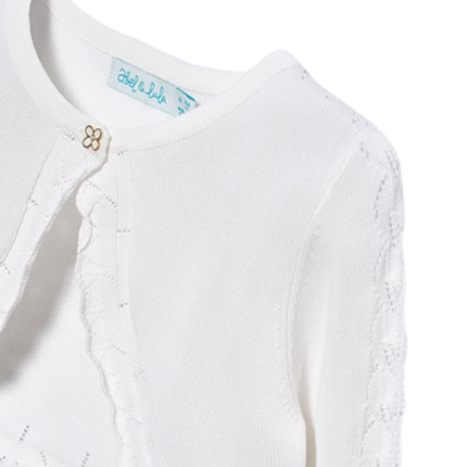 Coprispalle Abel & Lula panna in lurex - Image 3