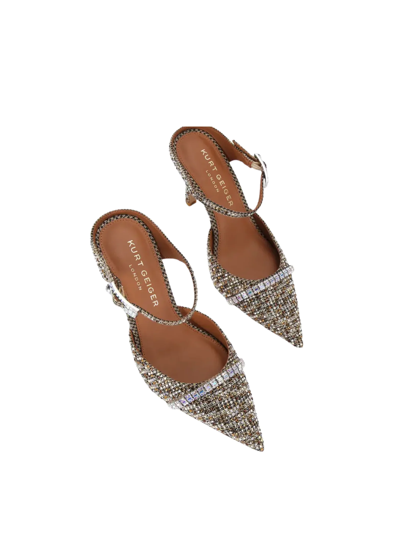 Decolleté Kurt Geiger biege in strass - Image 2