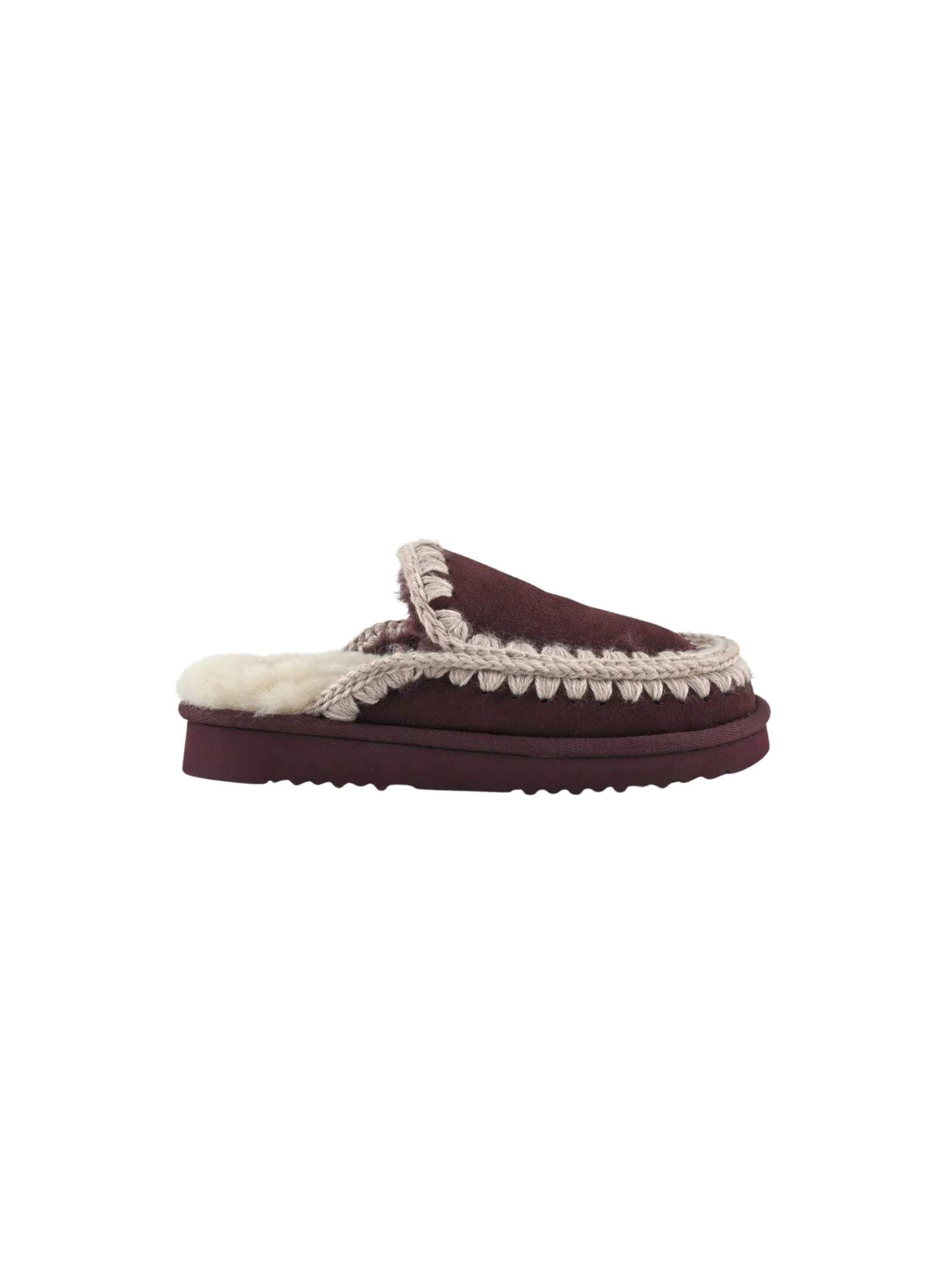 Mou " Eskimo Slipper Suede" cabernet