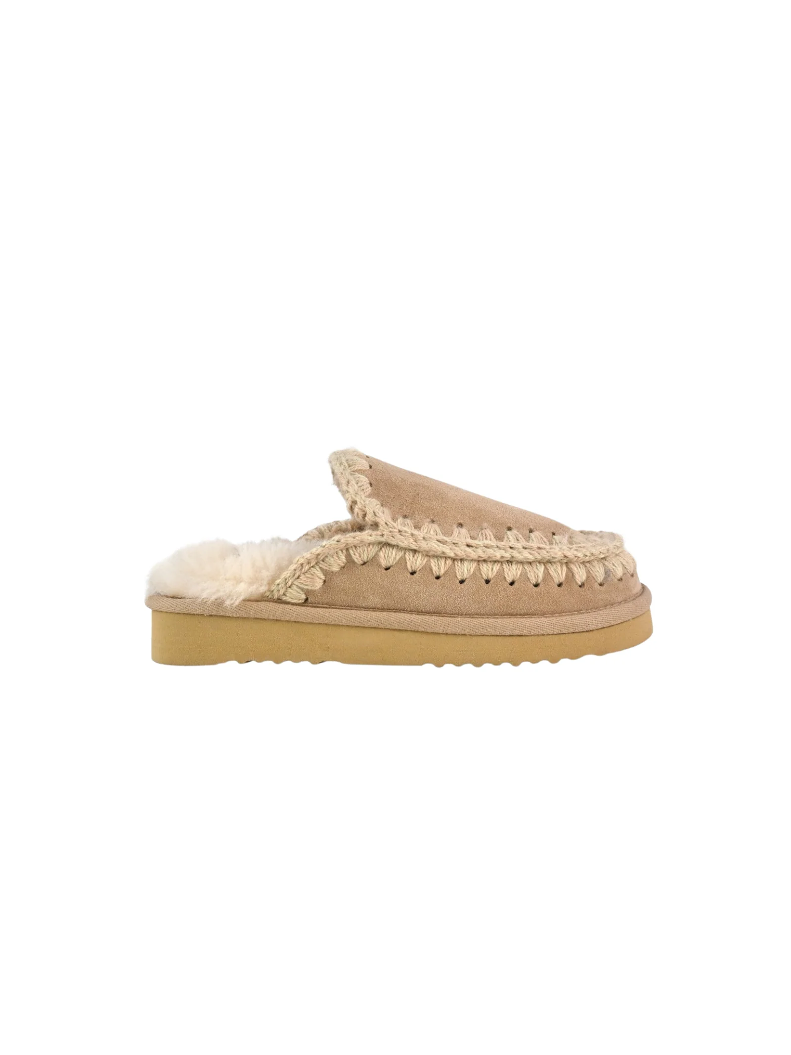 Mou " Eskimo Slipper Suede" cammello