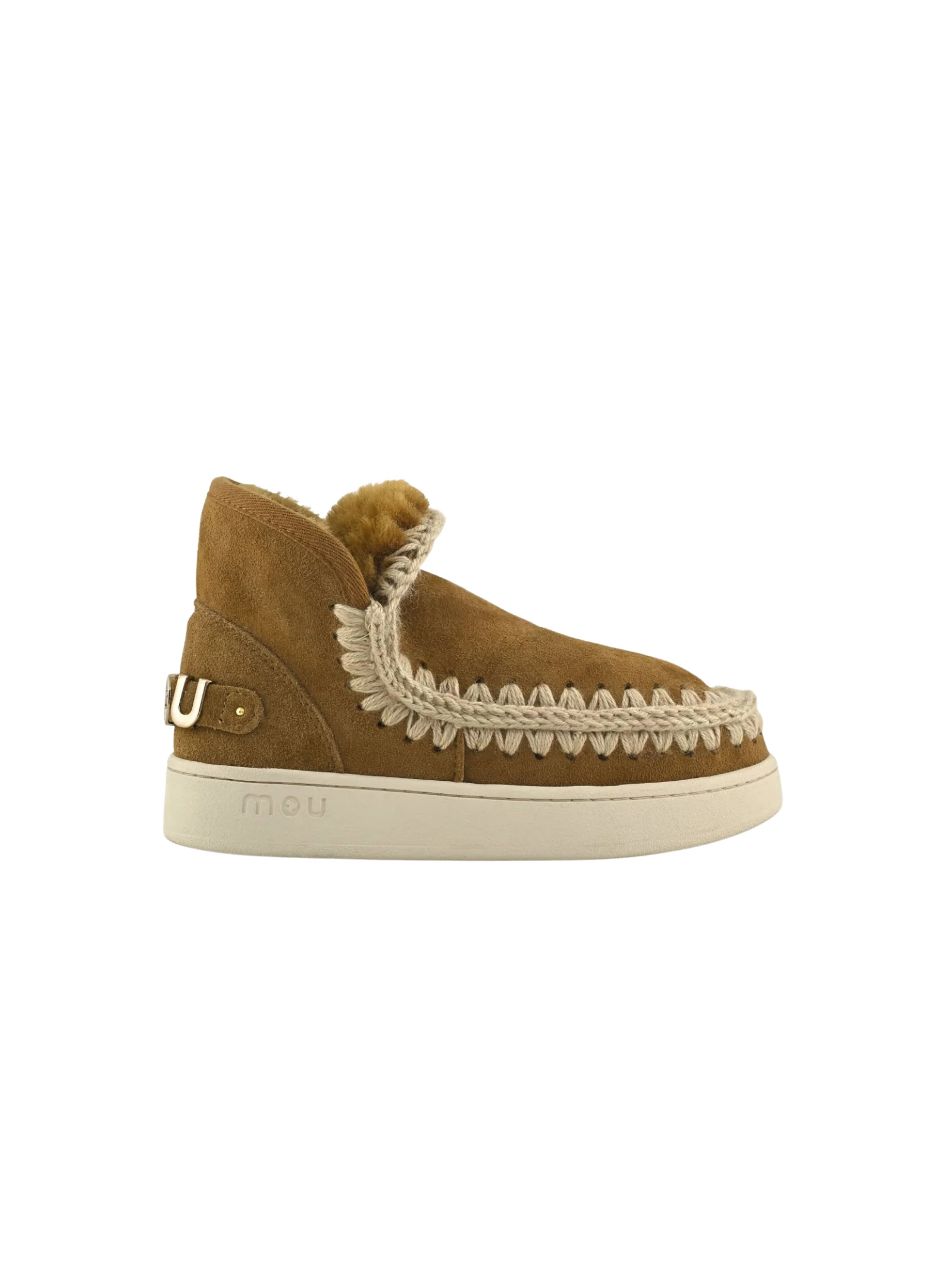 Mou "New Eskimo Sneaker Suede - let" cognac