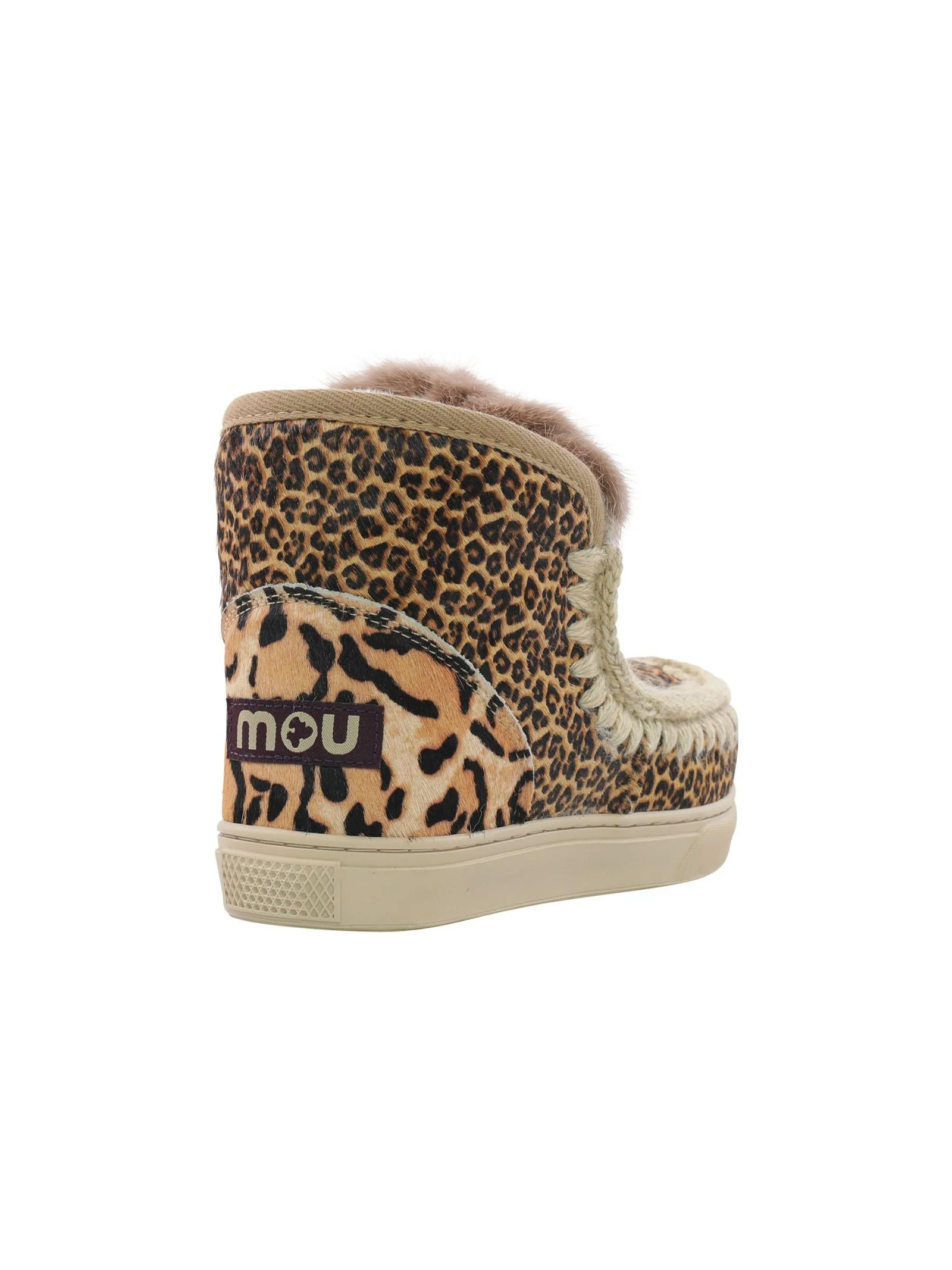 Sneakers eskimo  con patchwork animalier - Image 10