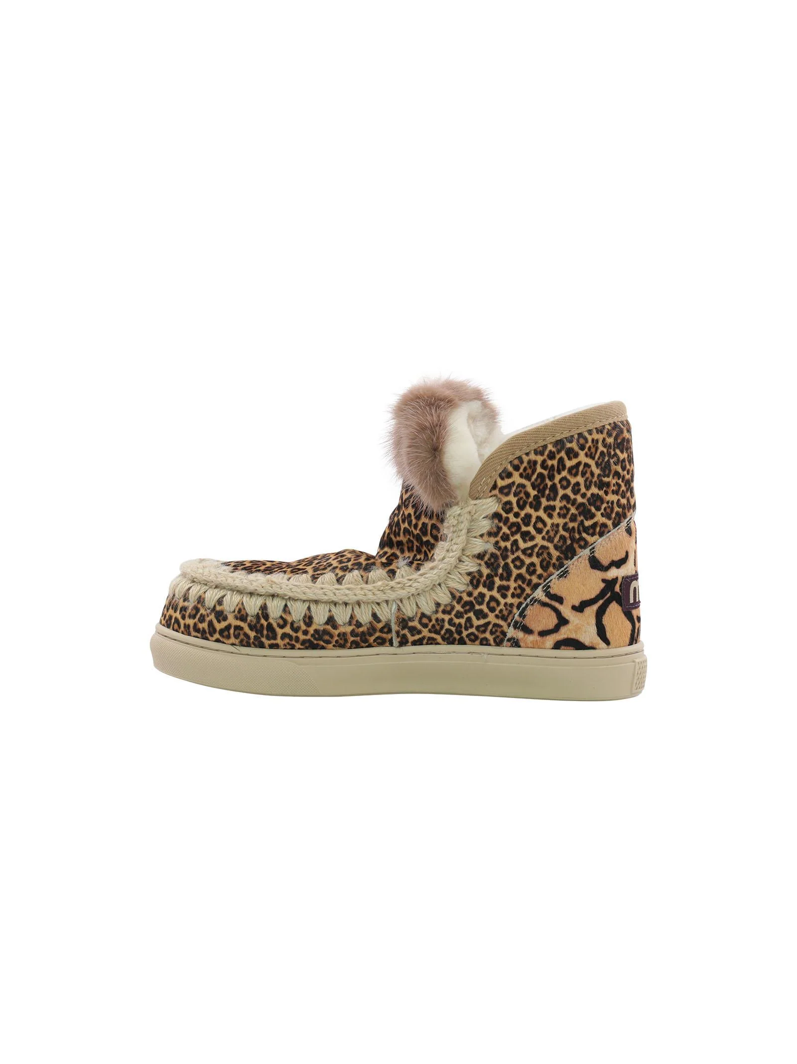 Sneakers eskimo  con patchwork animalier - Image 12