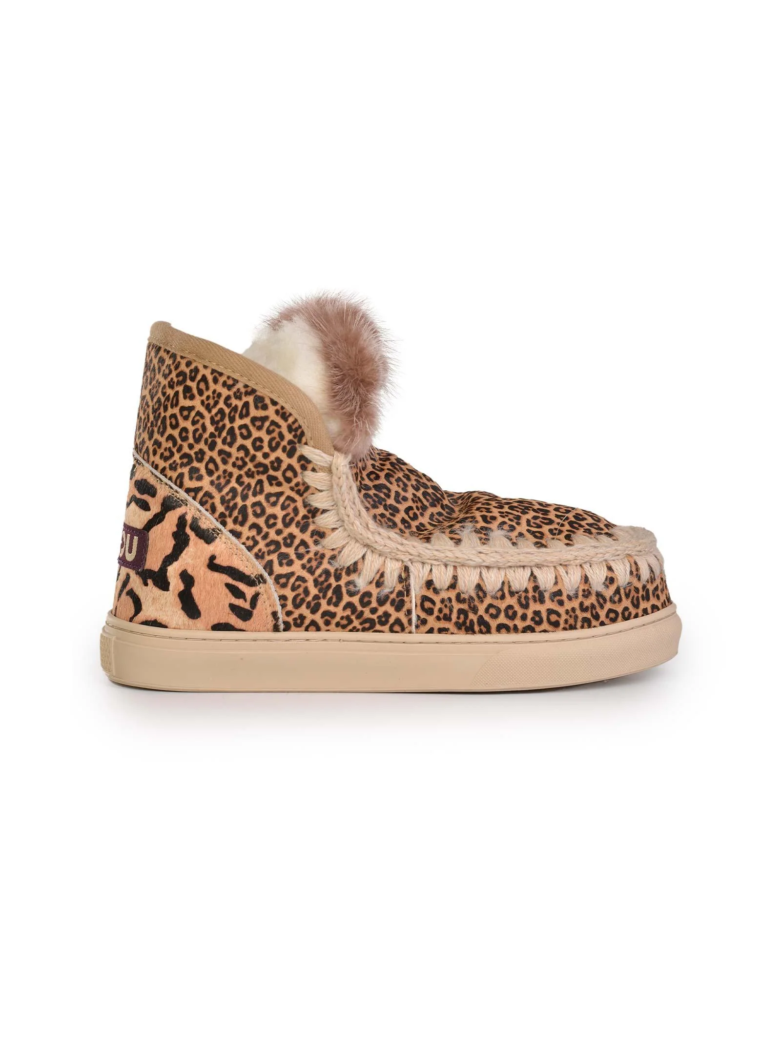 Sneakers eskimo  con patchwork animalier - Image 2