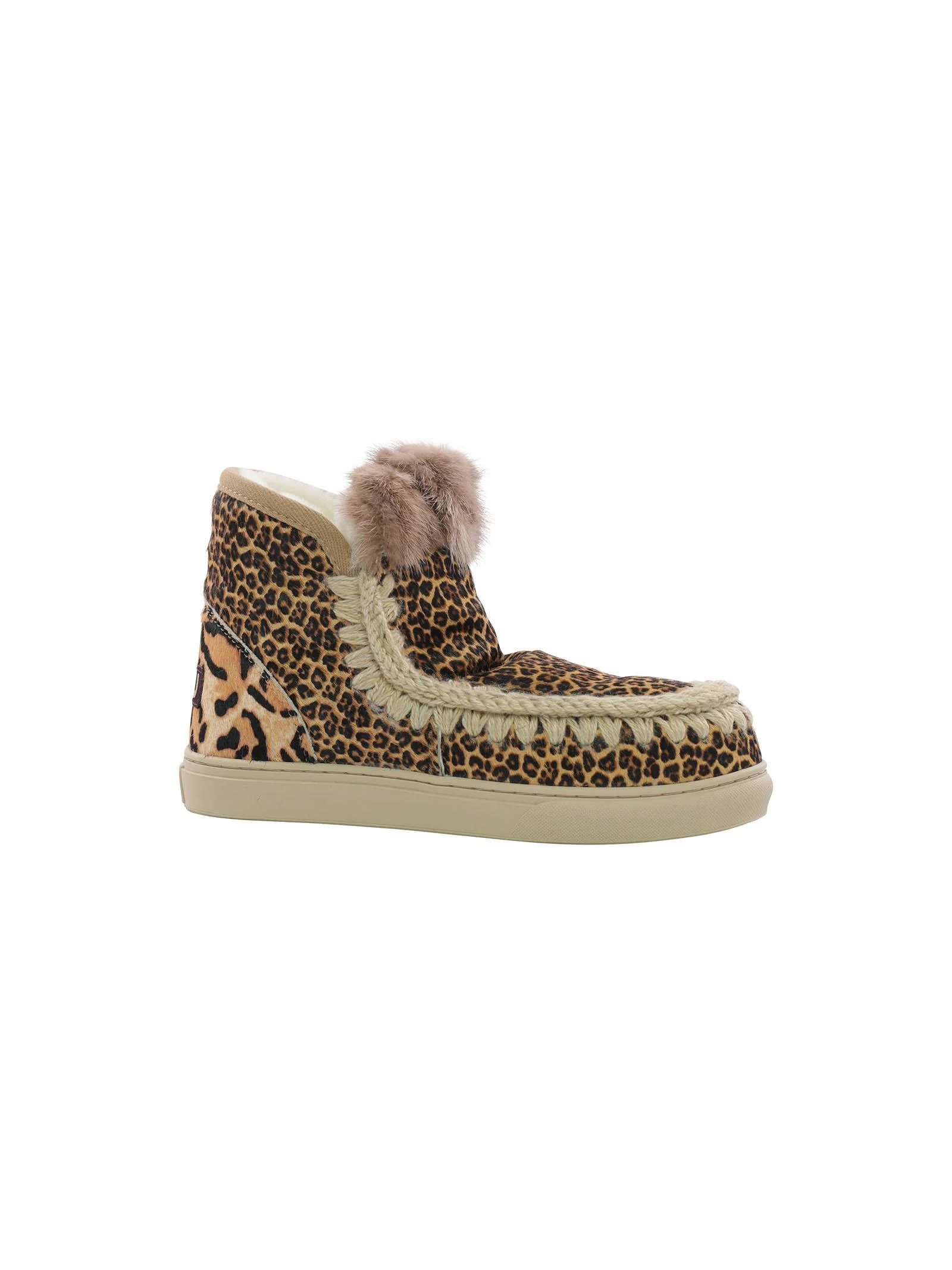 Sneakers eskimo  con patchwork animalier - Image 9