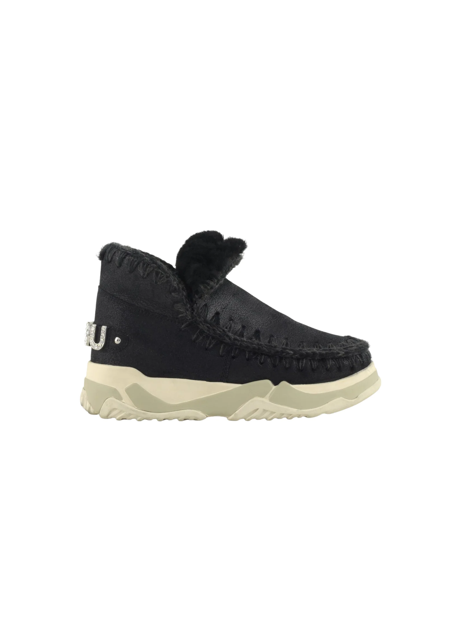 Mou " Trainer Special Leather" neri