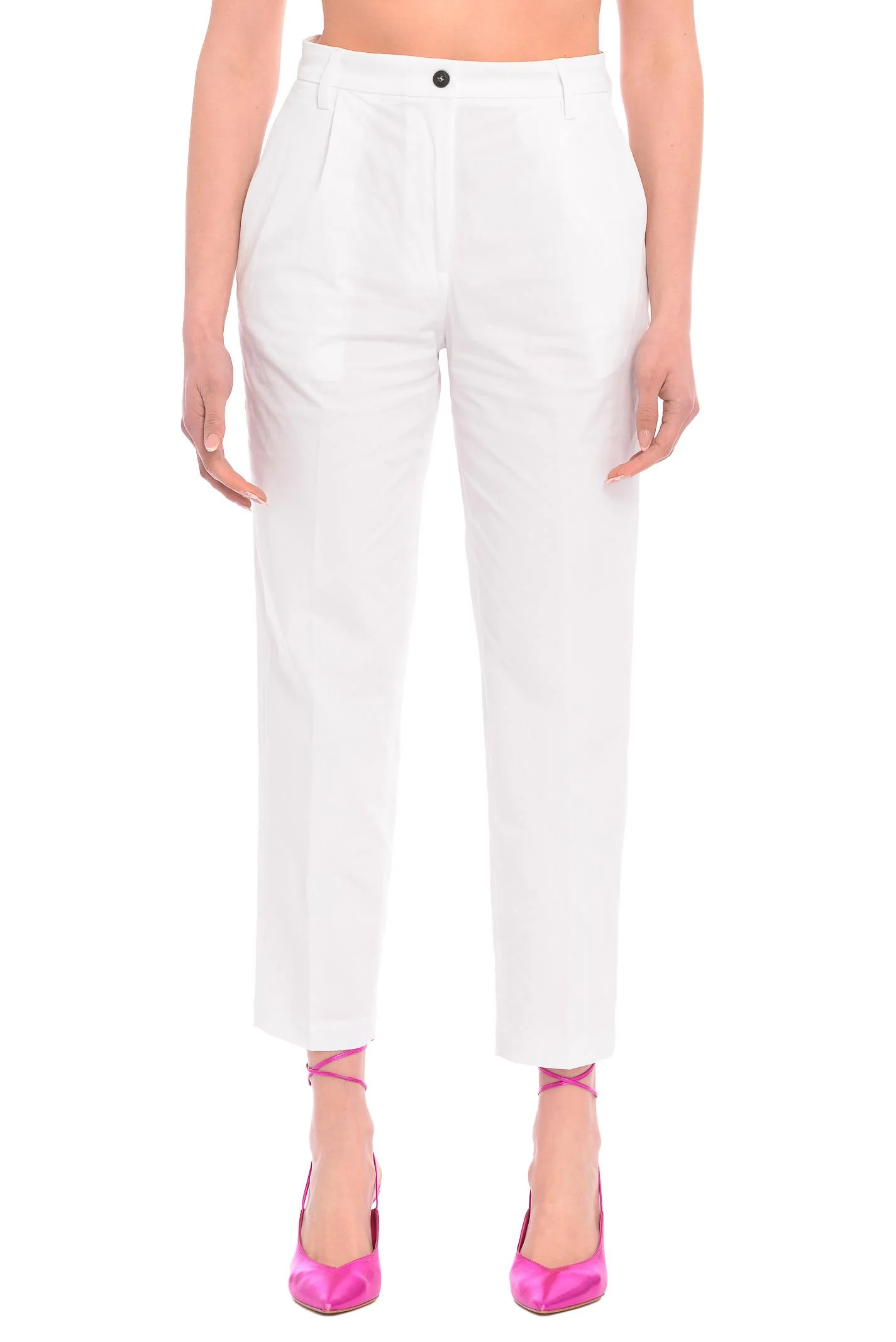 Pantalone bianco Nicole america