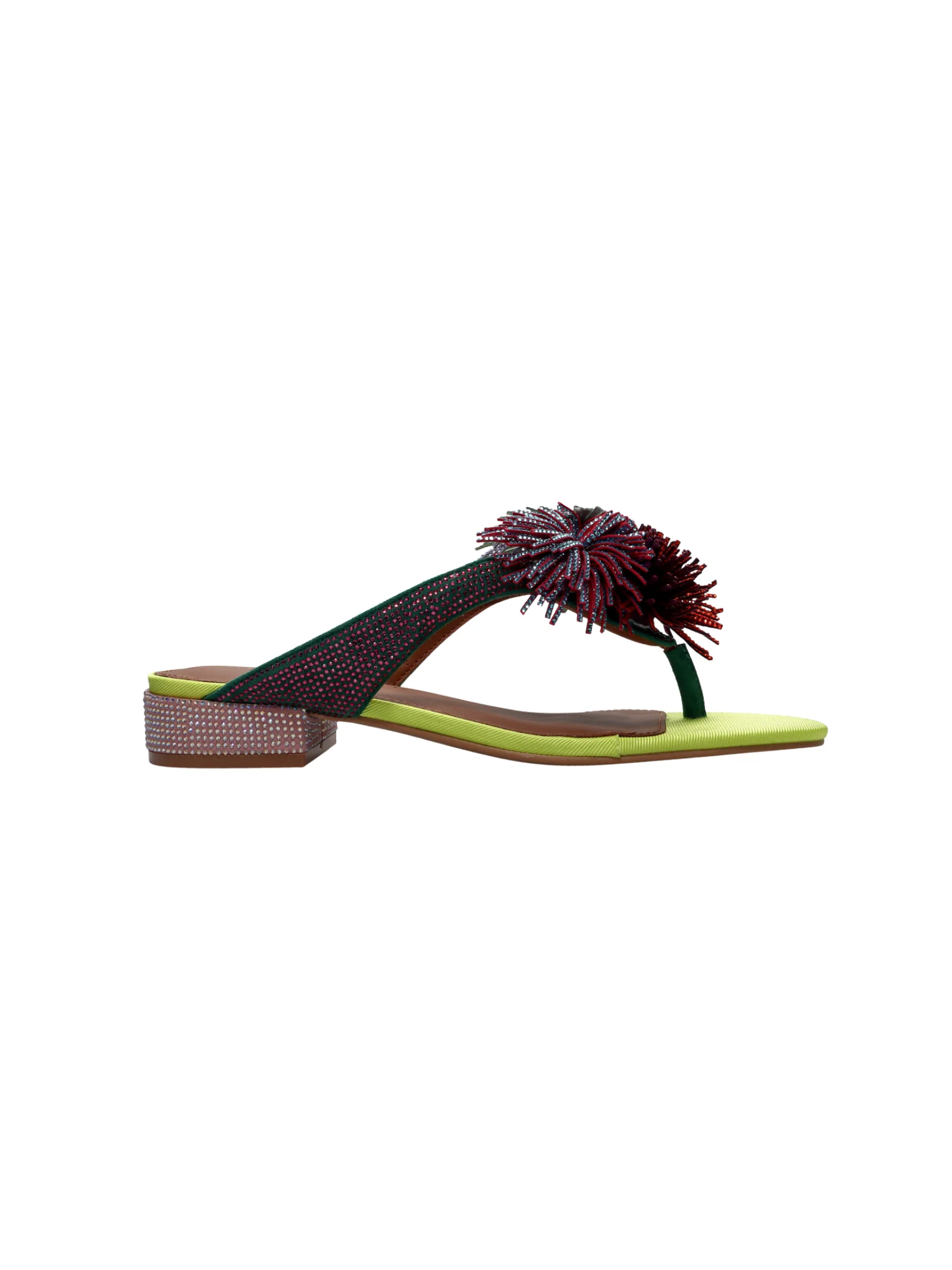 Sandali infradito "Pom Pom Flat " Kurt Geiger multicolor