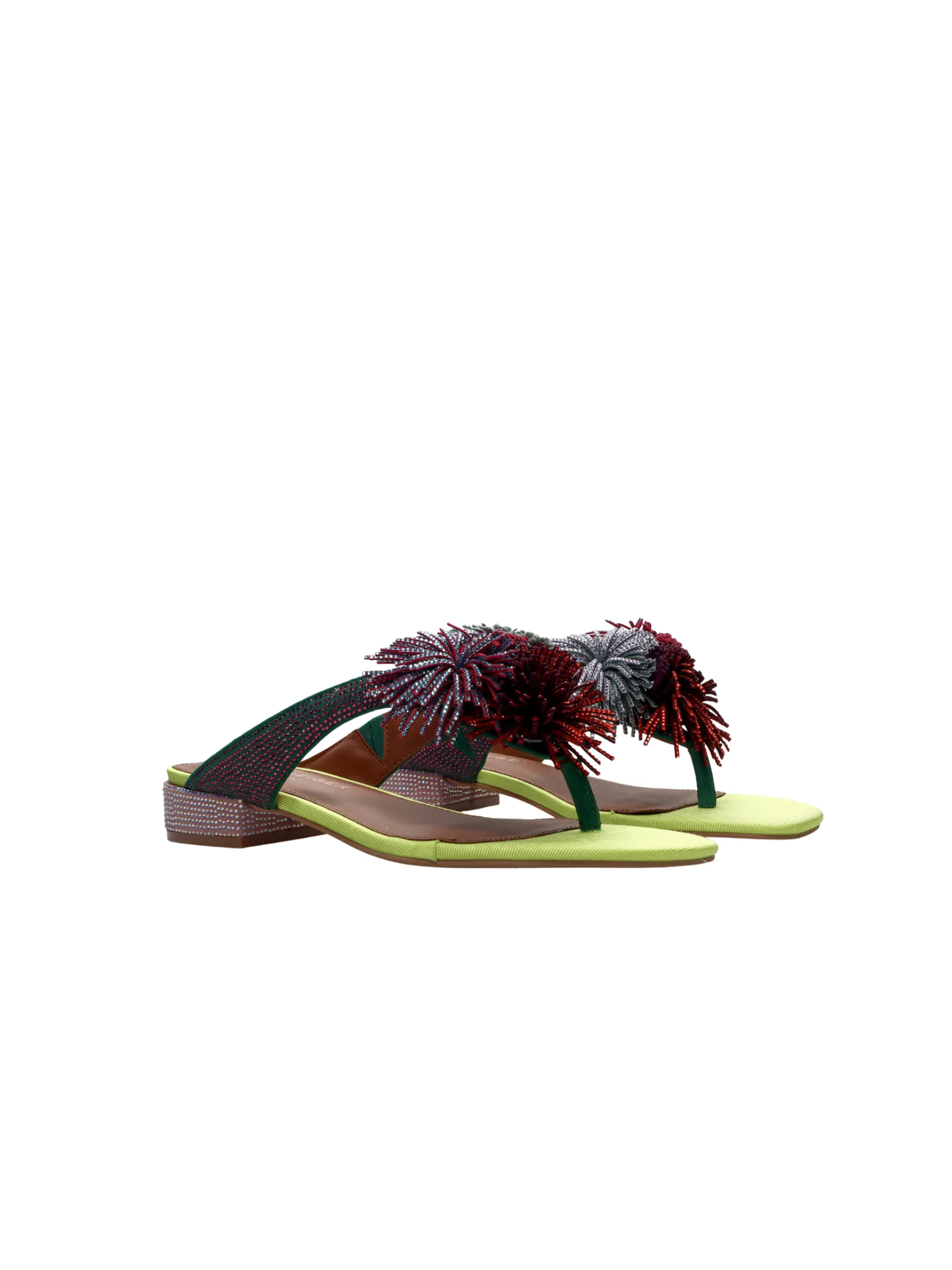 Sandali infradito "Pom Pom Flat " Kurt Geiger multicolor - Image 2