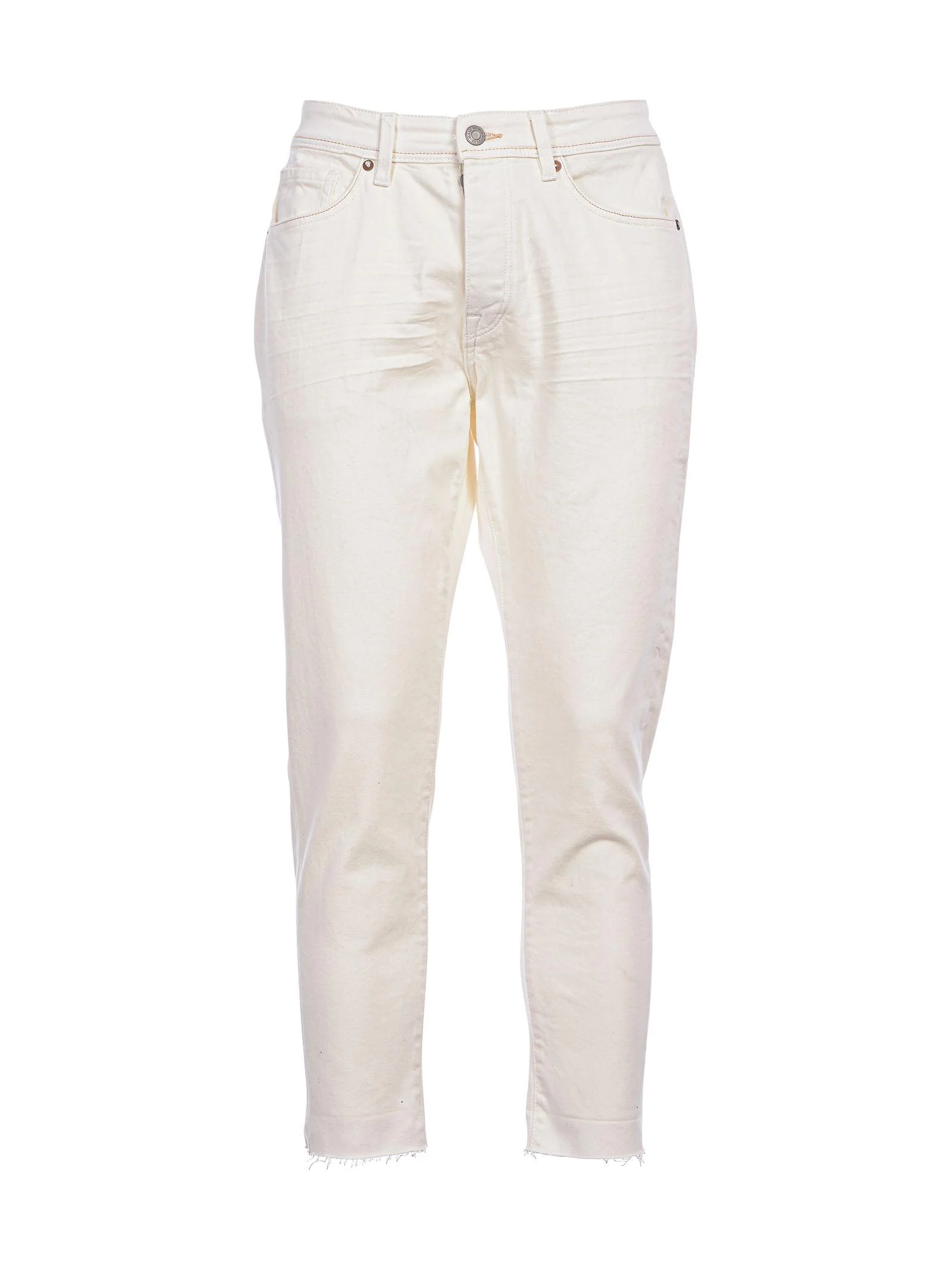 Jeans bianco relaxed cropped aldu