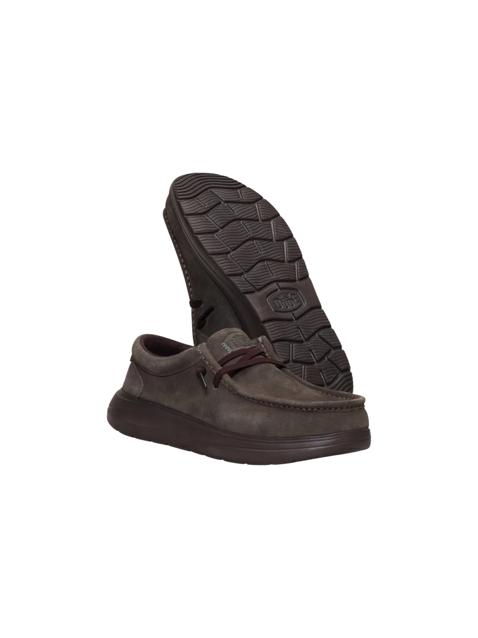 Sneakers "Wally comf suede" Hey Dude moro